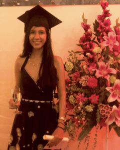 Poorna's graduation picture