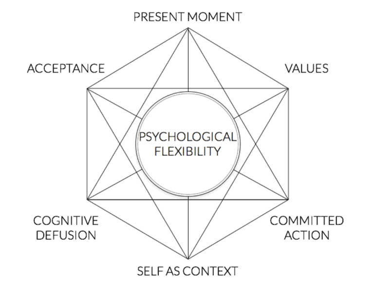 psychological flexibility diagram
